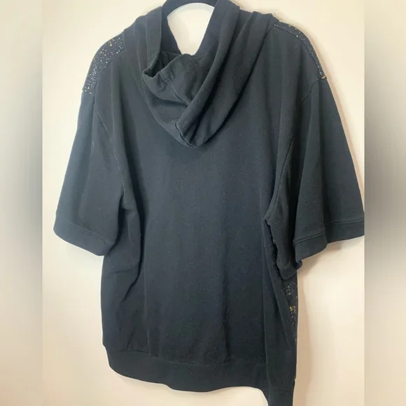 Los Angeles Lakers short sleeve hooded sweatshirt. Mens. NBA. Good condition XXL - Picture 7 of 7